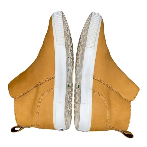 Timberland Women's Skyla Bay nubuck leather Pull on Wheat Boots Style A448T sz 9 - Picture 7 of 13